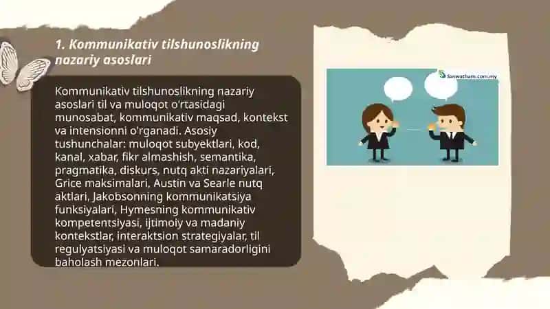 Kommunikativ tilshunoslik 3