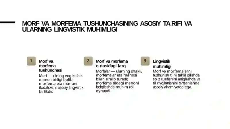 MORF VA MORFEMA MORFEMA TURLARI 3