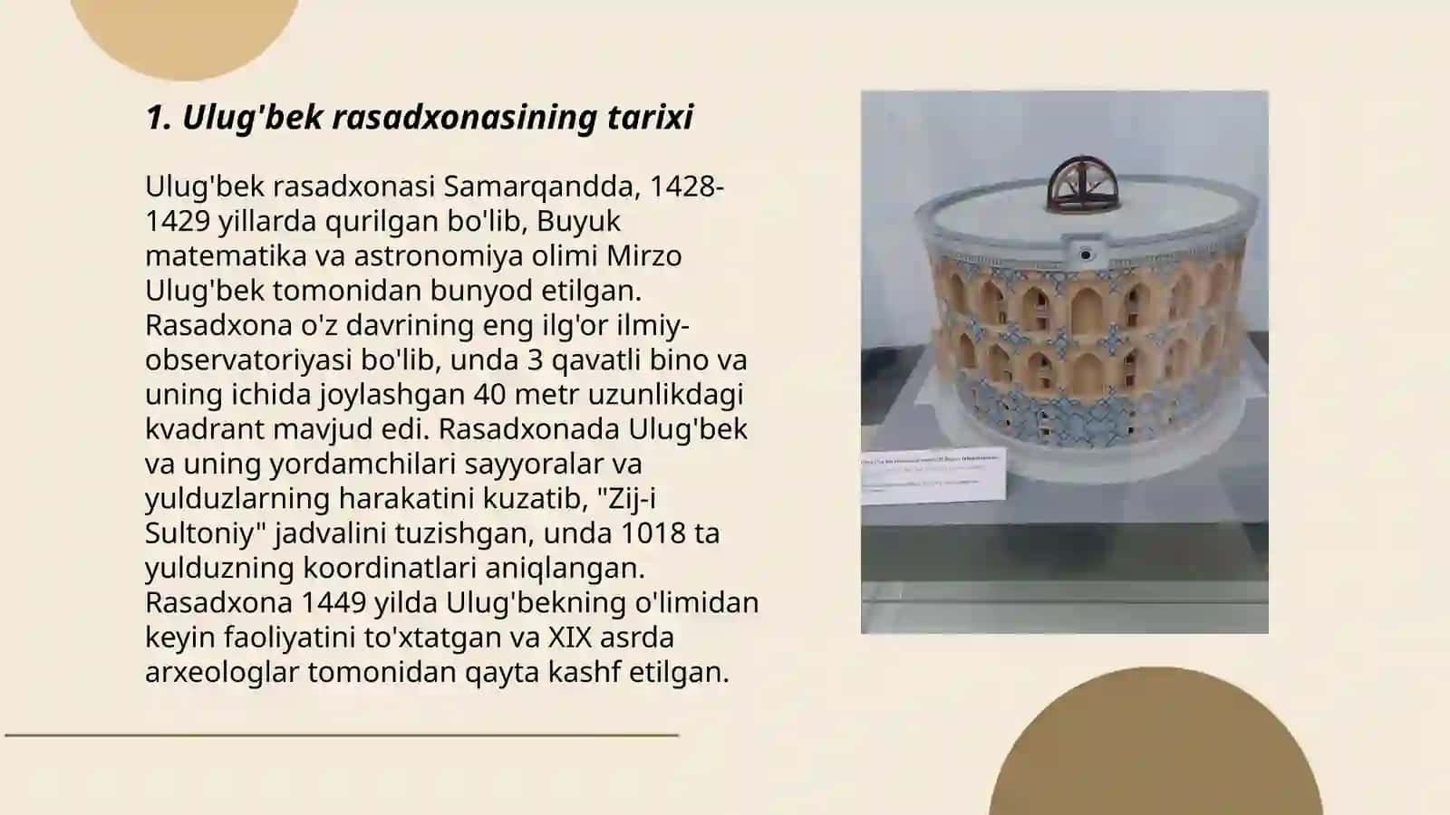 Ulug`bek rasadxonasi 3