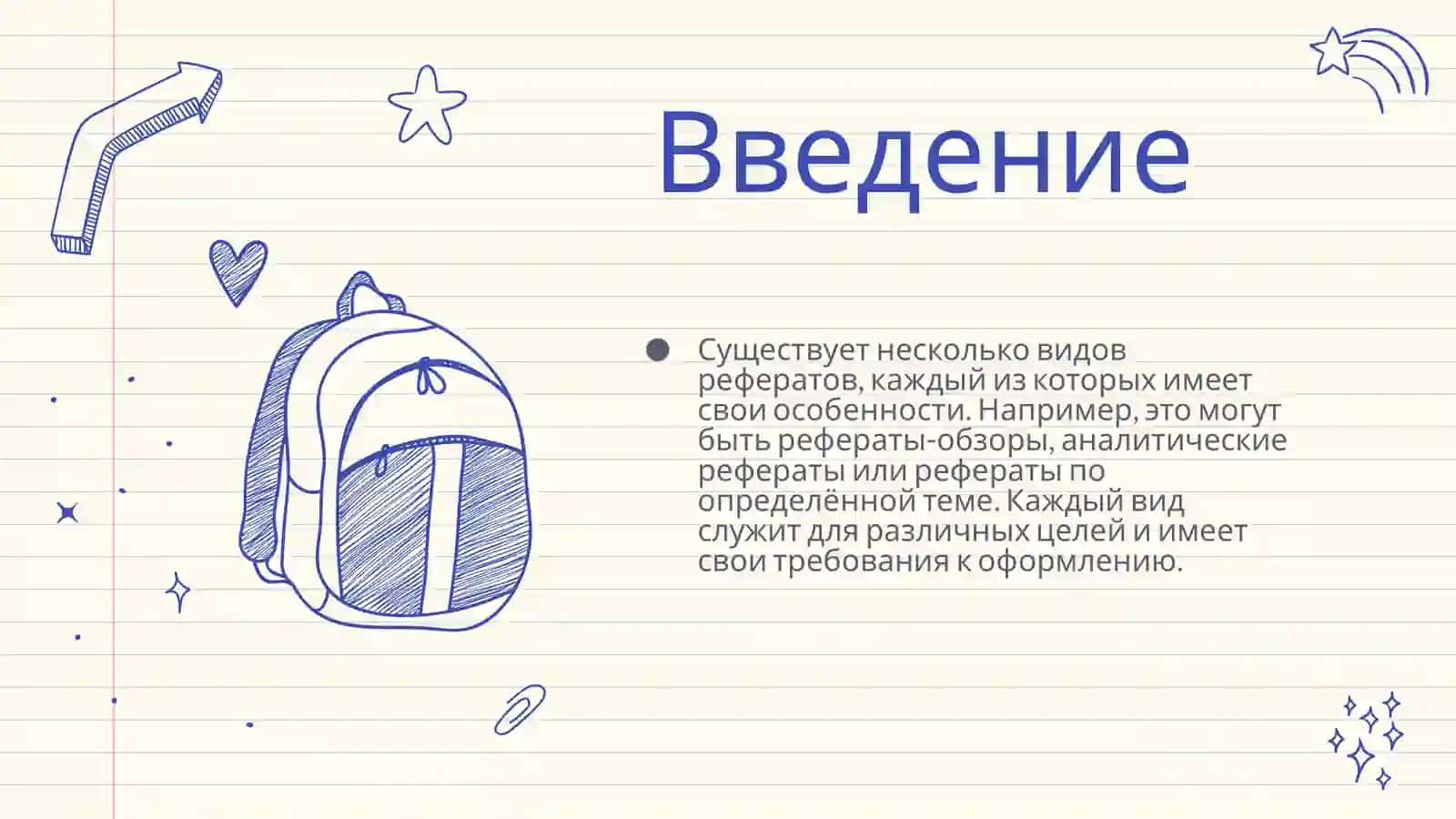 Виды рефератов 3