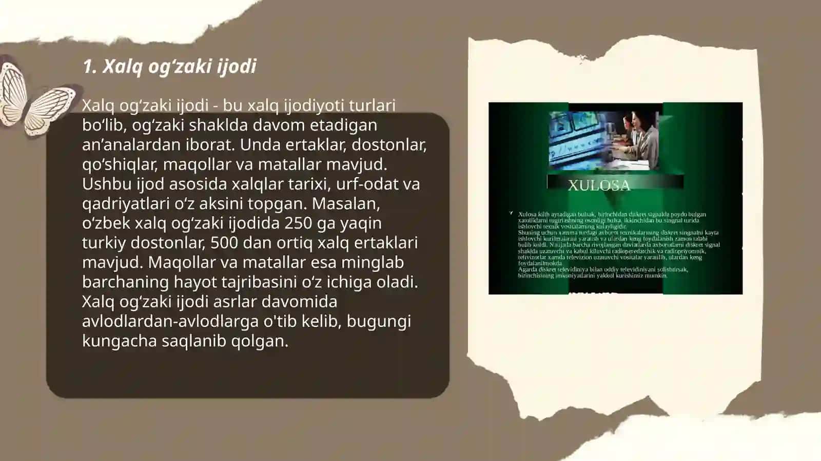 Òzbek xalq topishmoq va maqollar janr xususiyatlari 3
