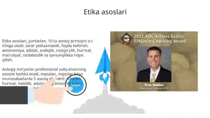 Trenerning axloqiy me'yorlari 3