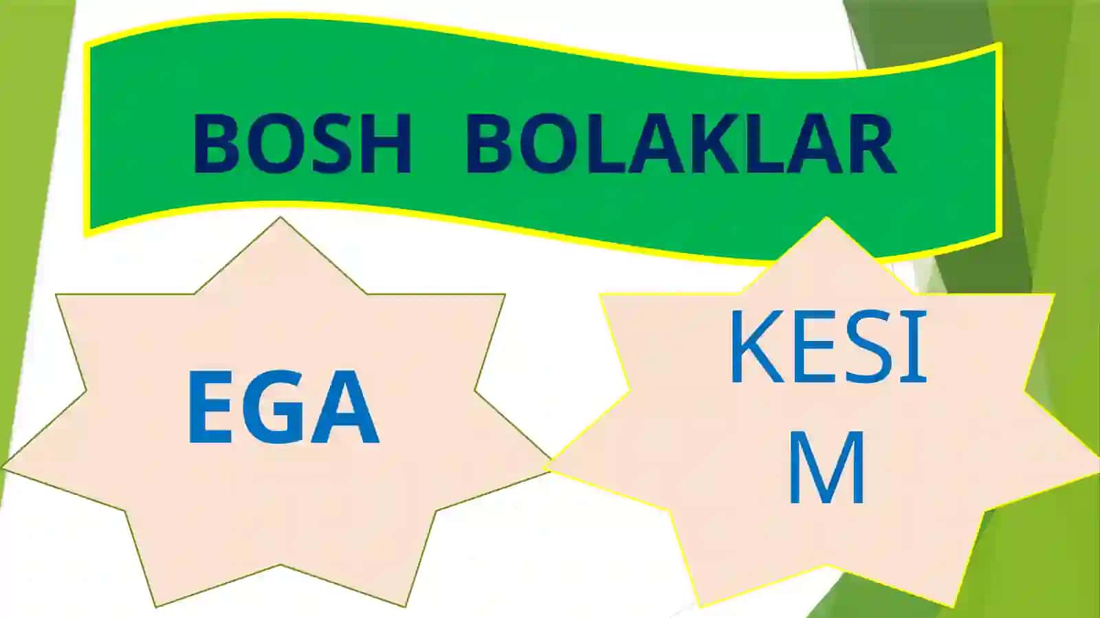 GAP BO’LAKLARI 3
