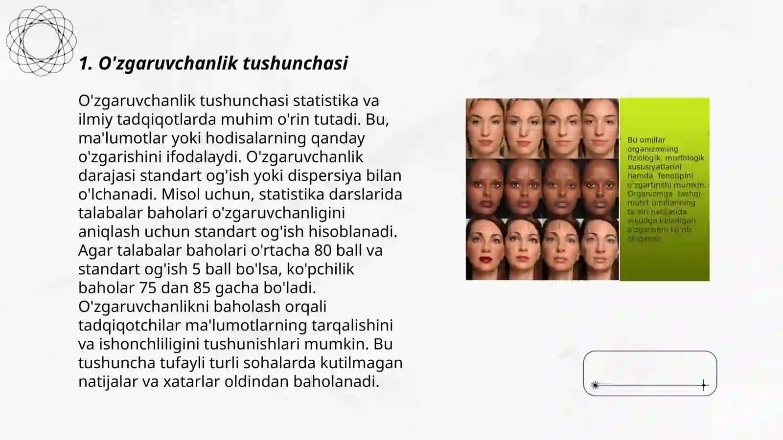 O'zgaruvchanlik va uning turlari 3