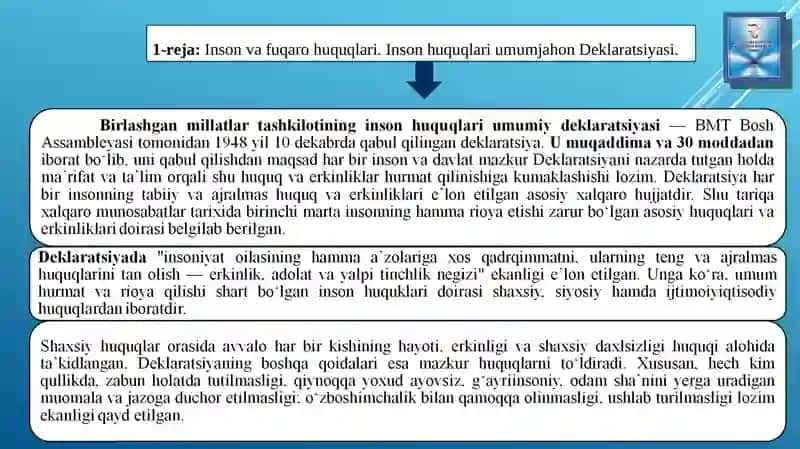 Inson va fuqaro huquqlari 3