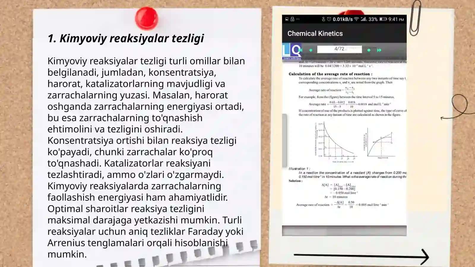 Kimyoviy kinetika. Kimyoviy reaksiya turlari 3
