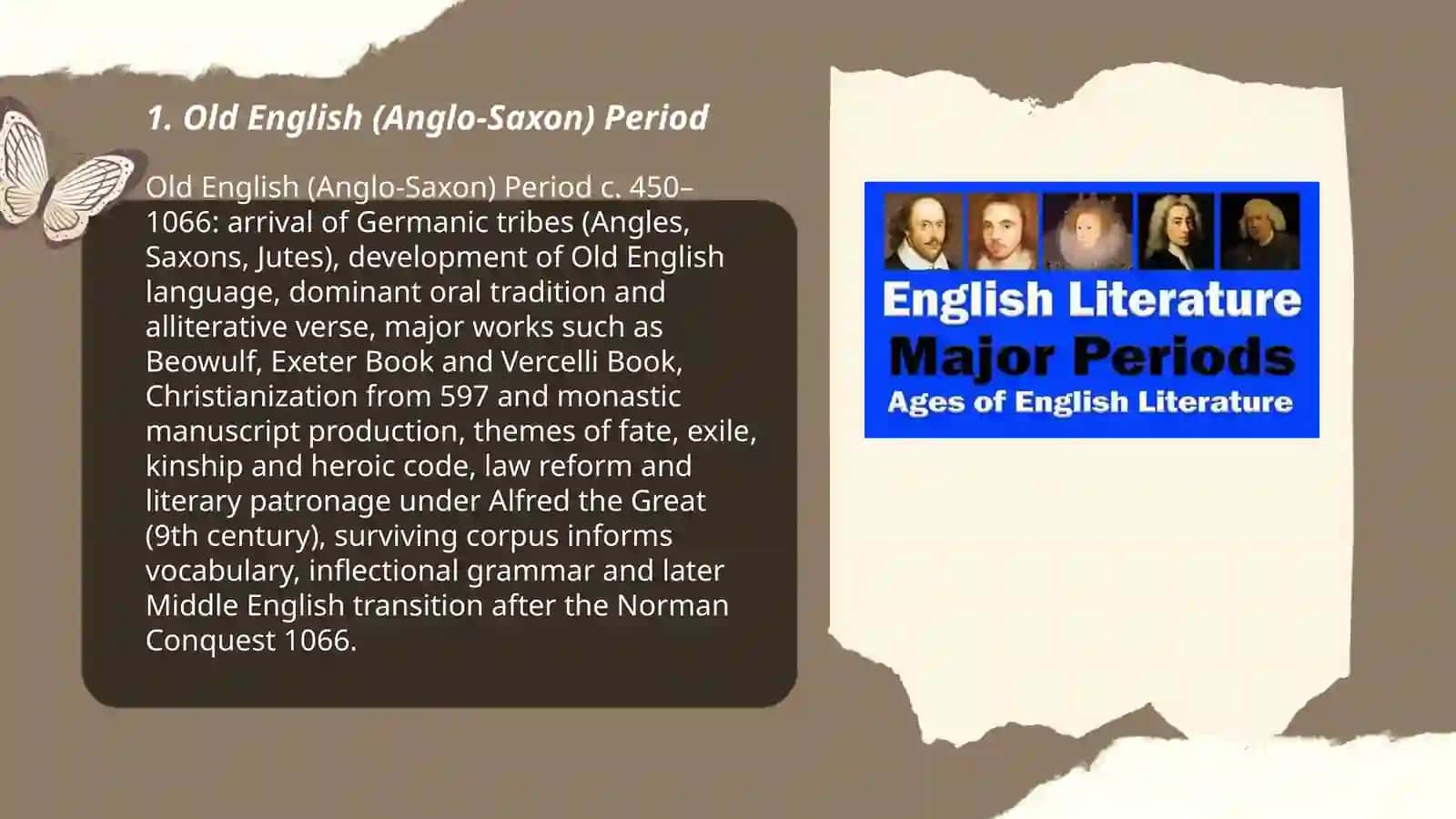 Major periods of English literatura 3
