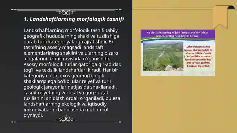 Landshaftarini tasniflashning ilmiy asoslari 3