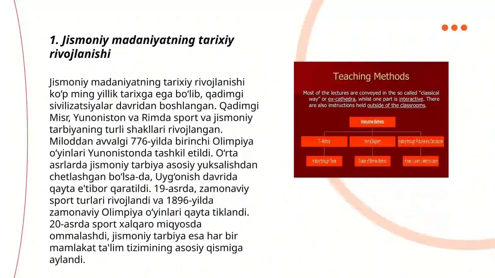 Jismoniy madaniyatning tarixiy rivojlanishi 3