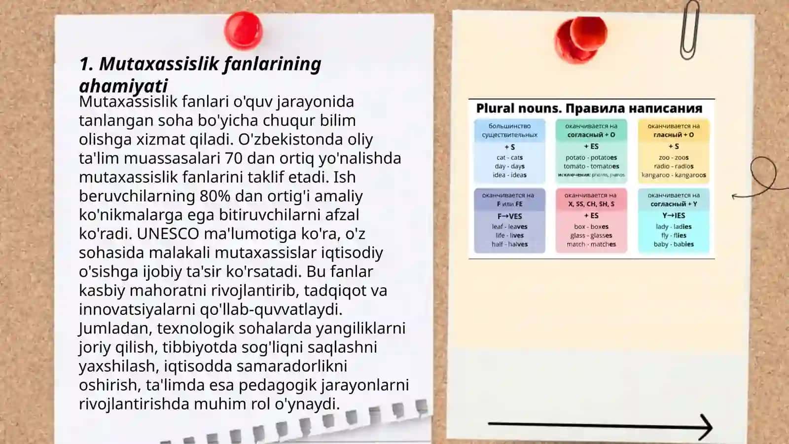 Mutaxasislik fanlarini o'qitish metodikasi 3
