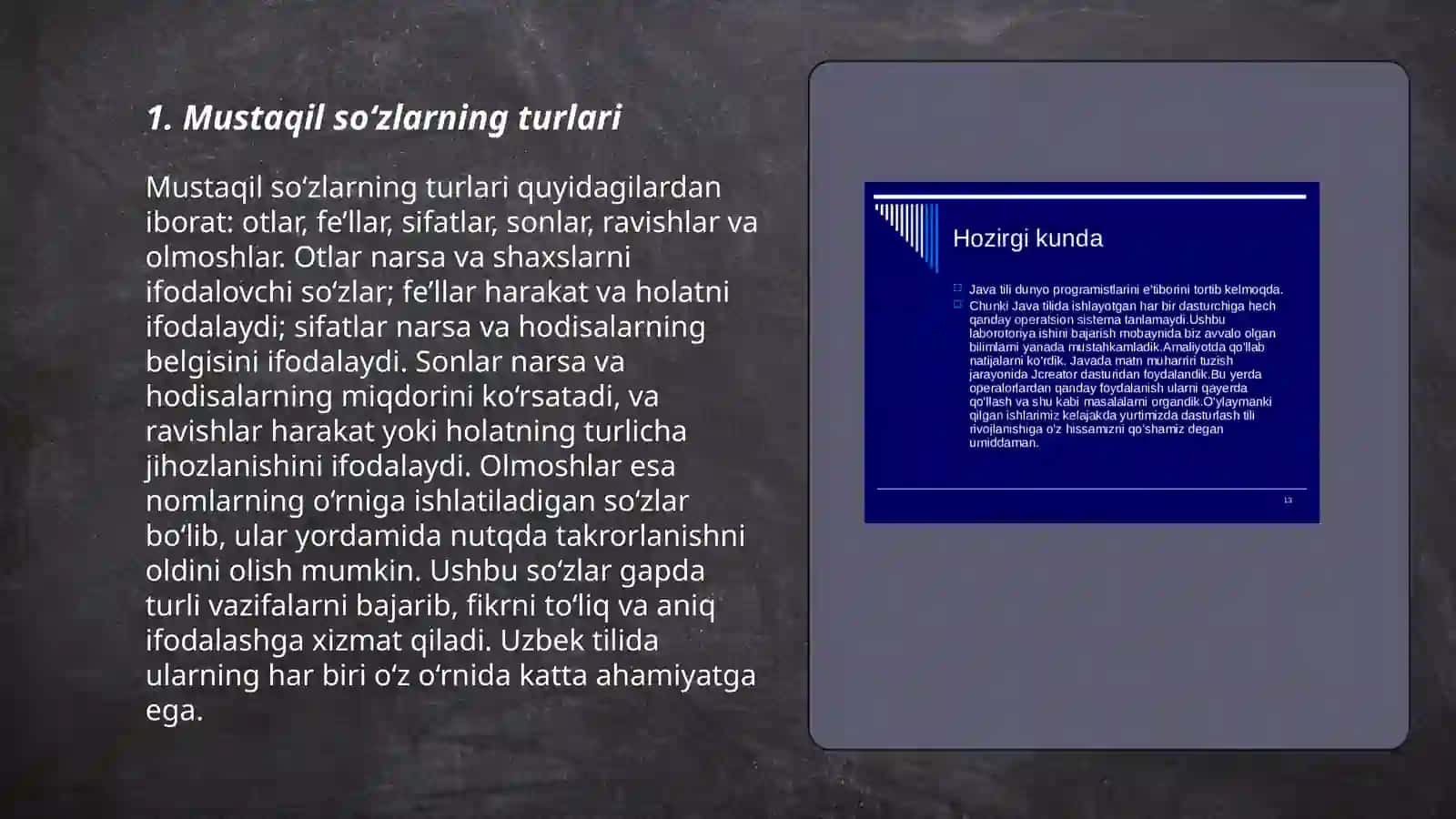 Mustaqil so‘zlar haqida ma‘lumot 3
