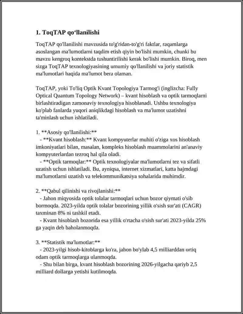 TOQTAP QALIW JAYLARI INFRASTURASI 3