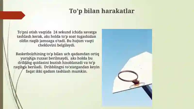Basketbol o'yini qoidalari 3