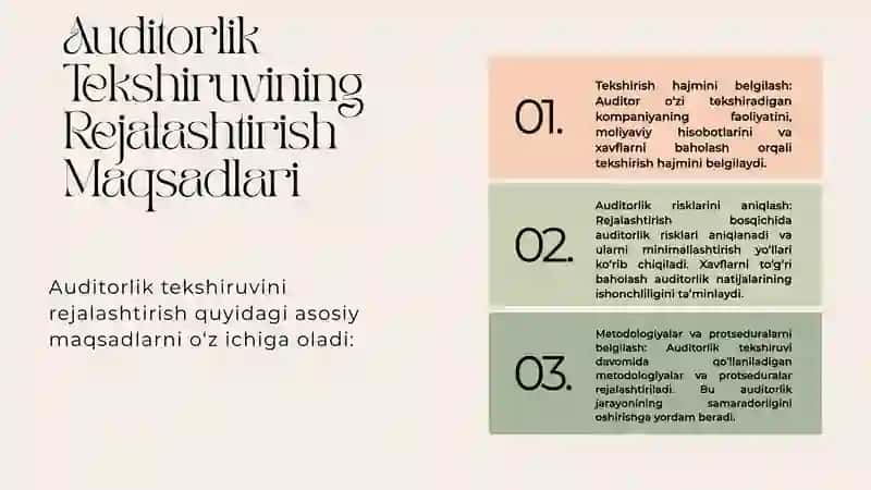 AUDITORLIK TEKSHIRUVINI REJALASHTIRISH 3