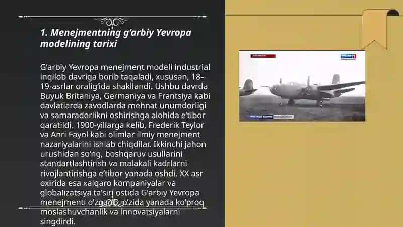 Menejmentning g’arbiy yevropa modeli 3