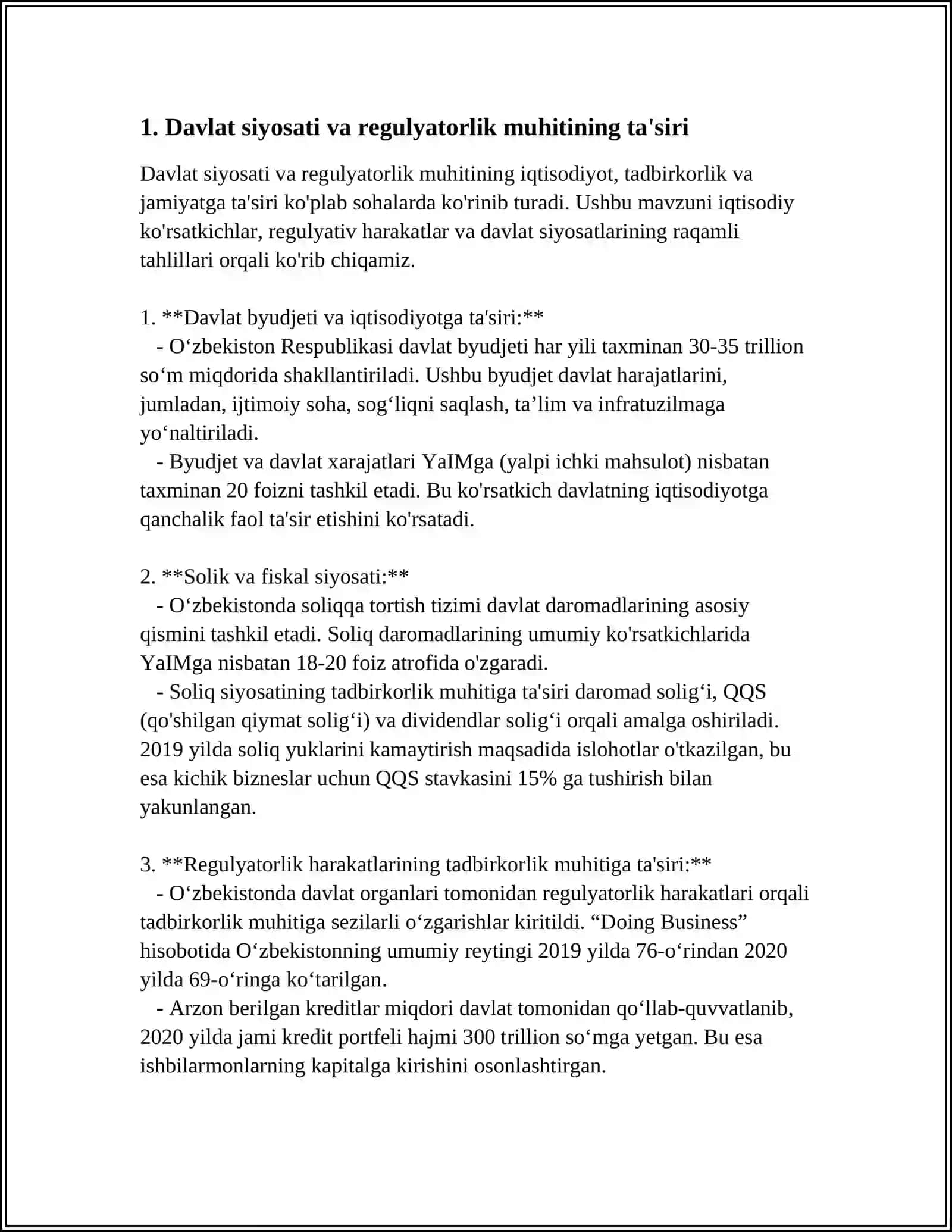 BIZNES YURITISHDA SIYOSIY OMILLAR 3
