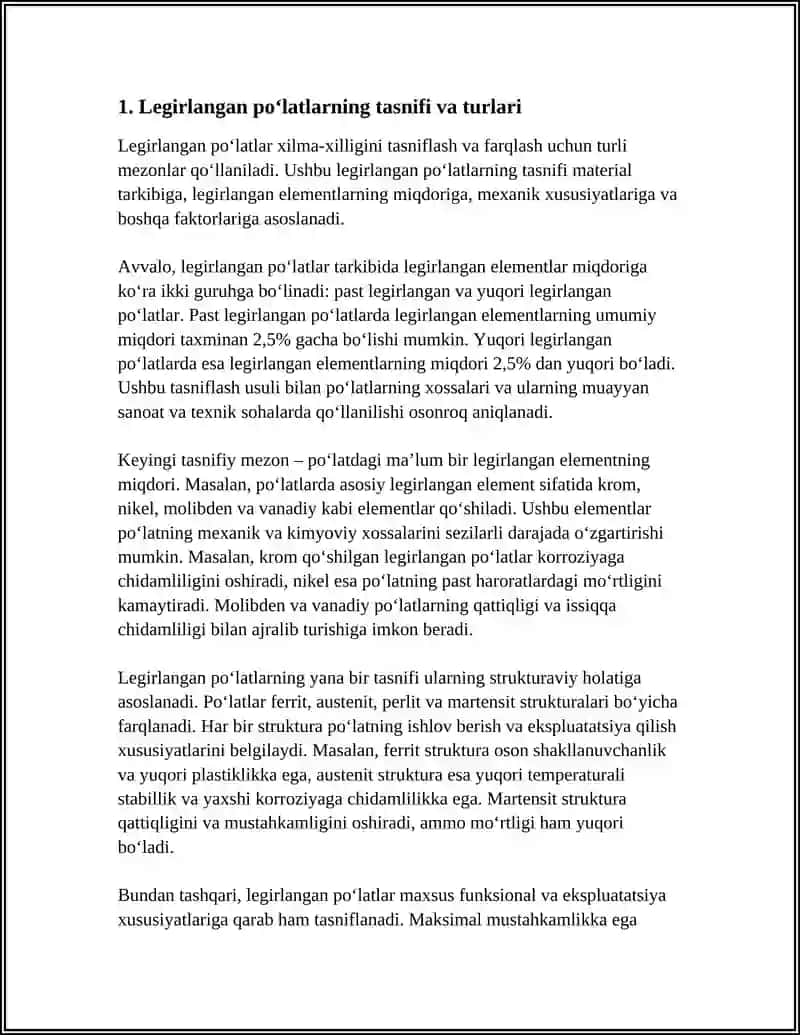 LEGIRLANGAN POʻLATLAR 3