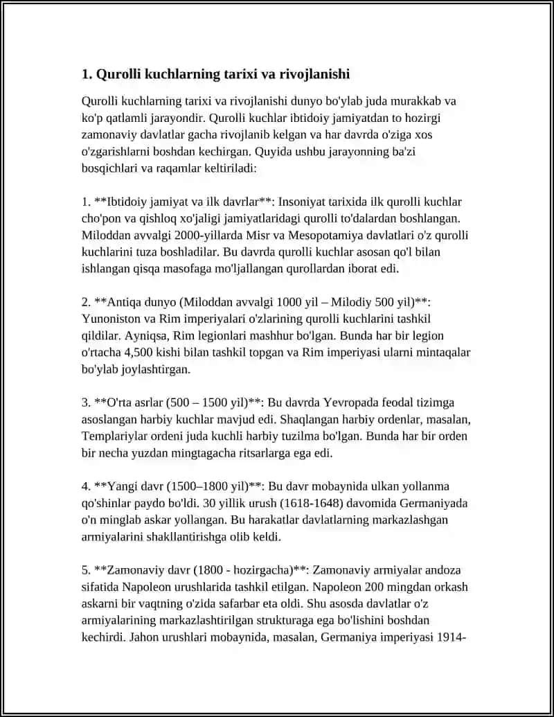 QUROLI KUCHLAR 3