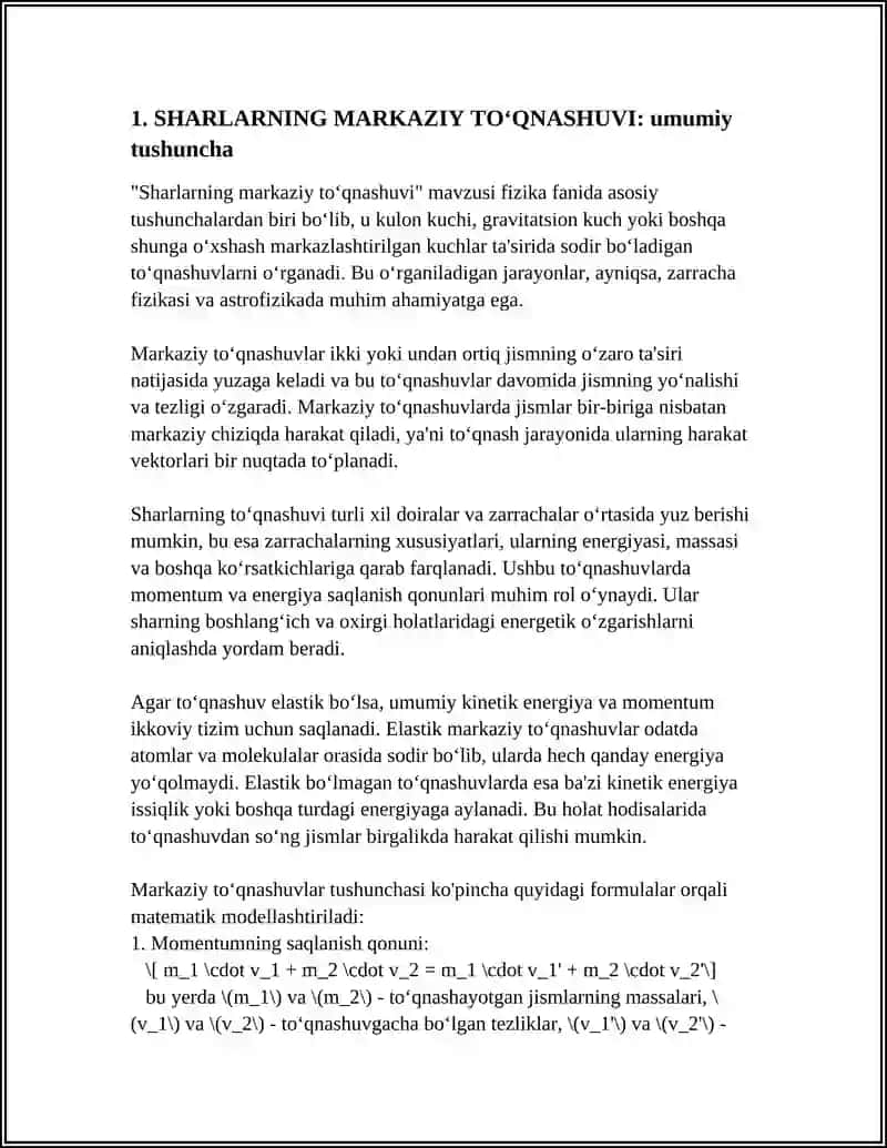 SHARLARNING MARKAZIY TOʻQNASHUVI 3