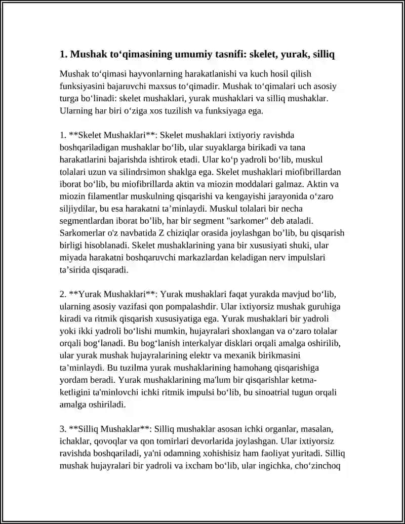 MUSKUL TOʻQIMA TUZILISHI 3