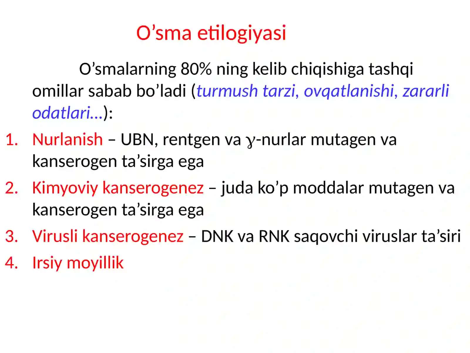 ONKOGENEZ BIOKIMYOSI 3