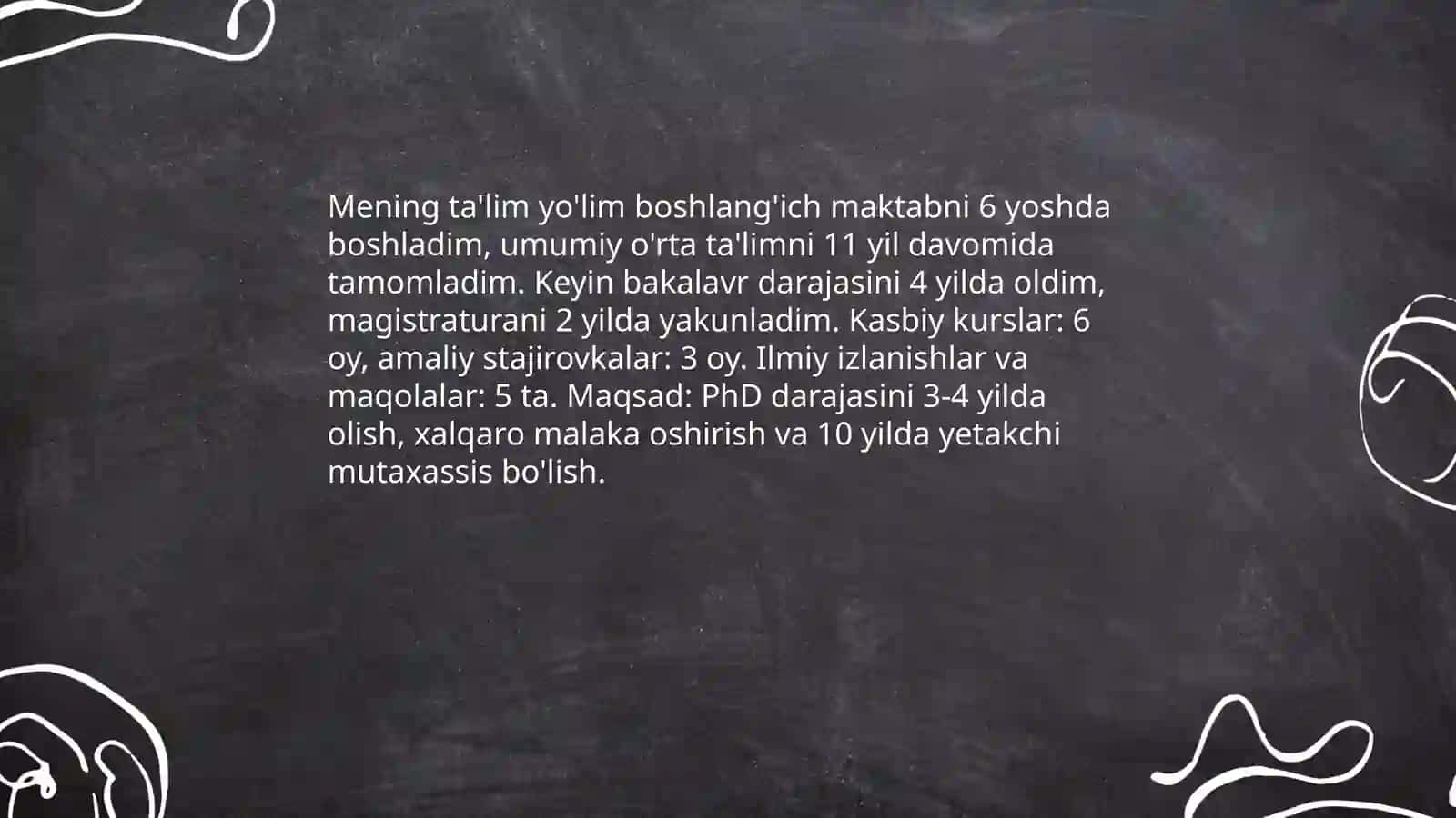 Me ètudes 3