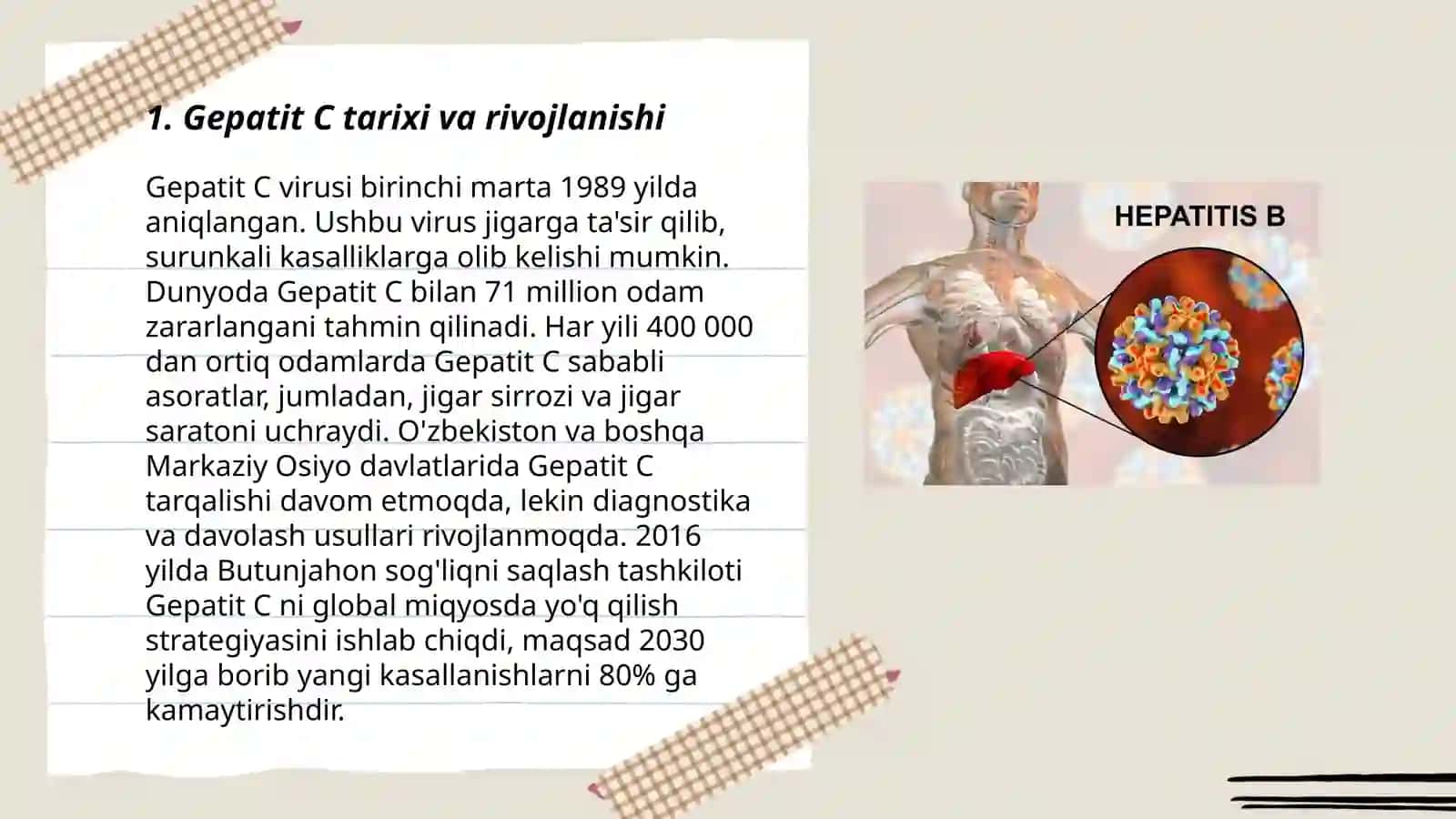 Gepatit C haqida ilmiy ish 3