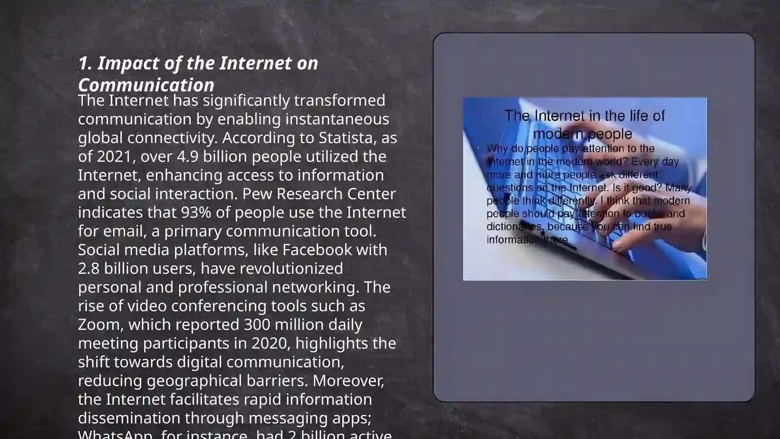 The Role of Internet in Our life 3