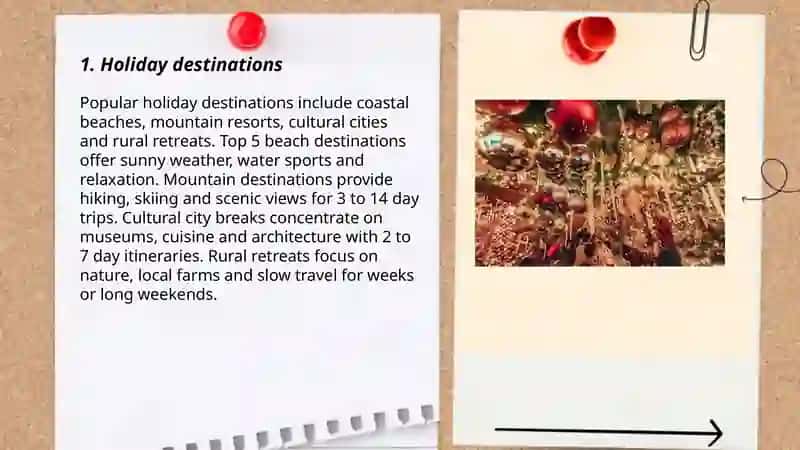 Holiday destinations 3