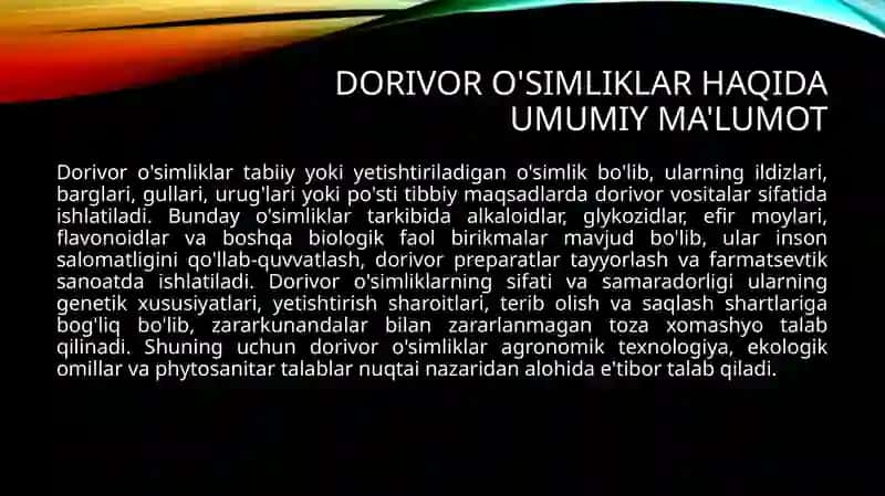 Dorivor òsimliklarning sòruvchi zararkunandalari 3