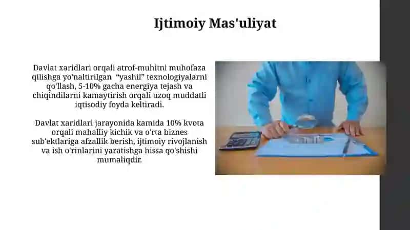 Davlat Xaridlarining Davlat Moliyasidagi O'rni 3