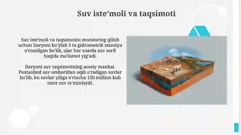 Daryoni suv sathi rejimi va uni kuzatish 3