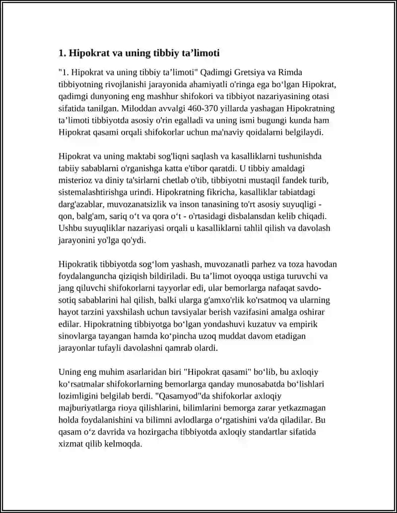 Hipokrat va uning tibbiy taʼlimoti 3
