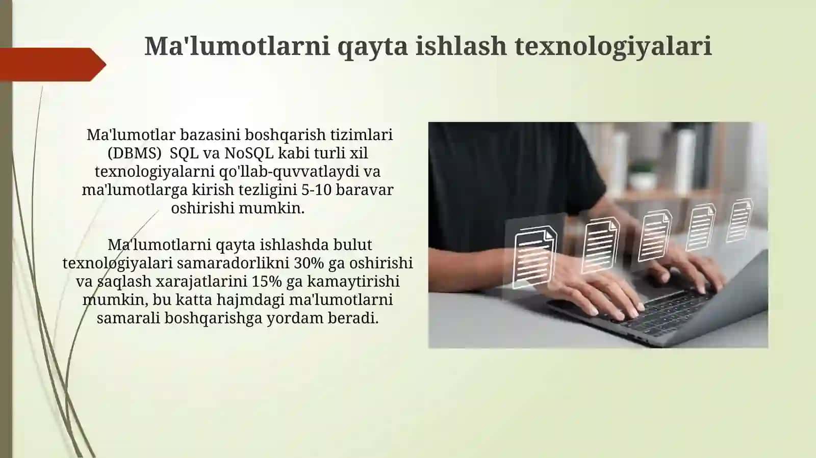 Ma'lumotlar va Axborot Hujjatlari 3