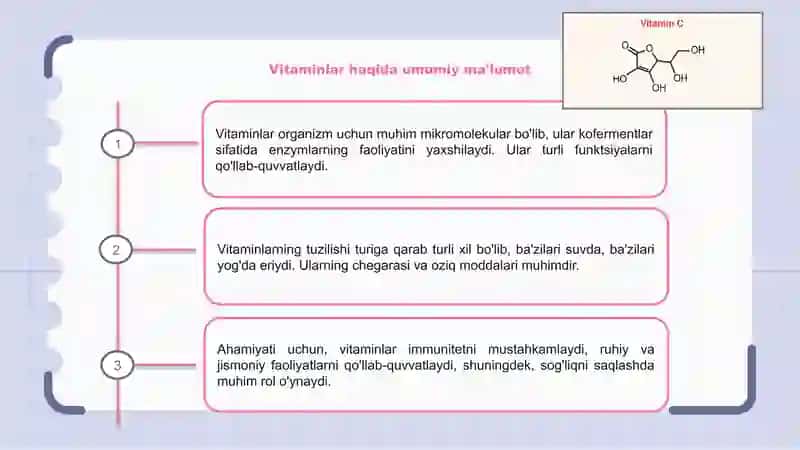 vitaminlar va kofermentlar 3