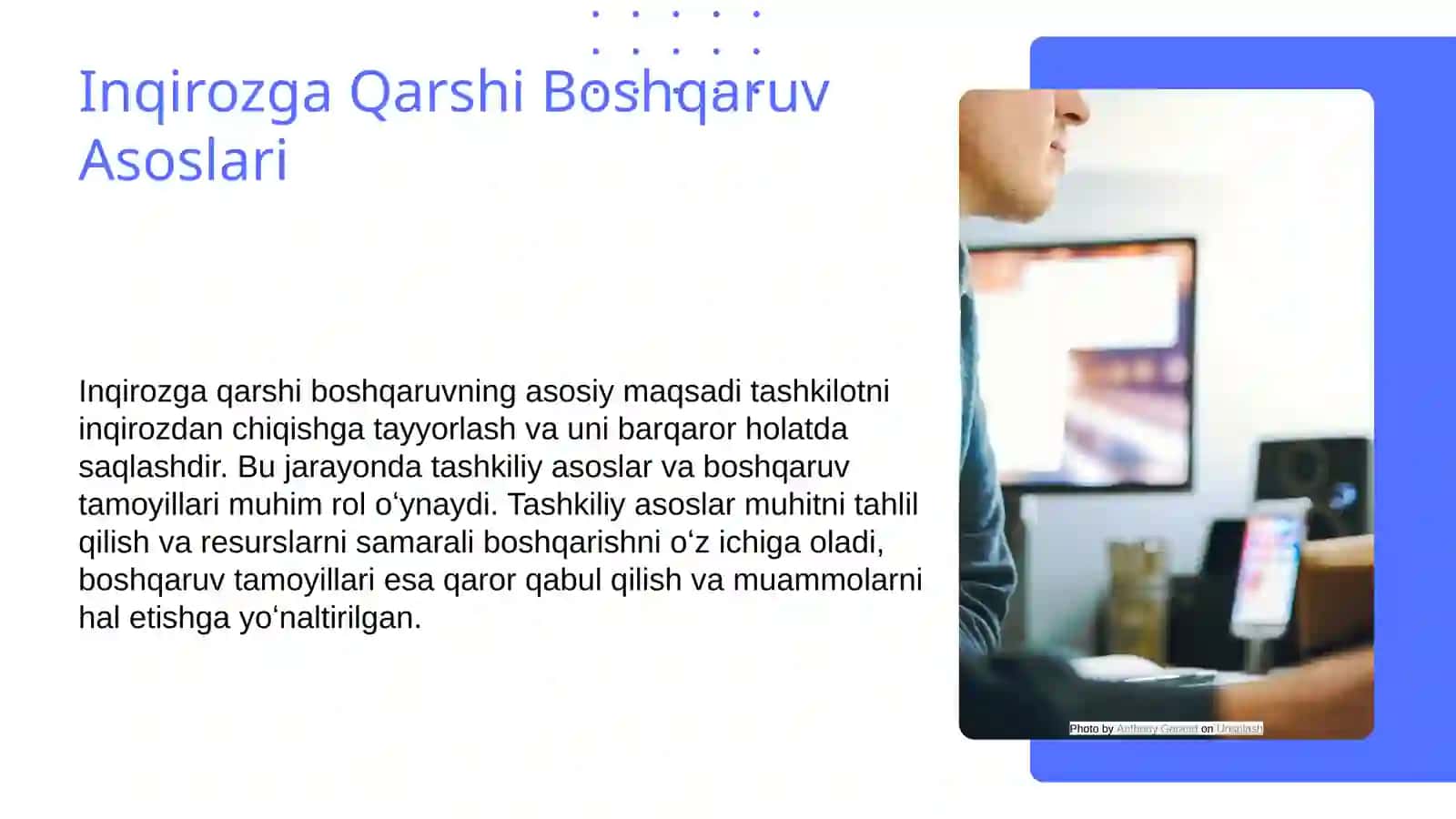 Korporativ tuzilmalarda inqirozga qarshi boshqaruvning tashkiliy xususiyatlari 3