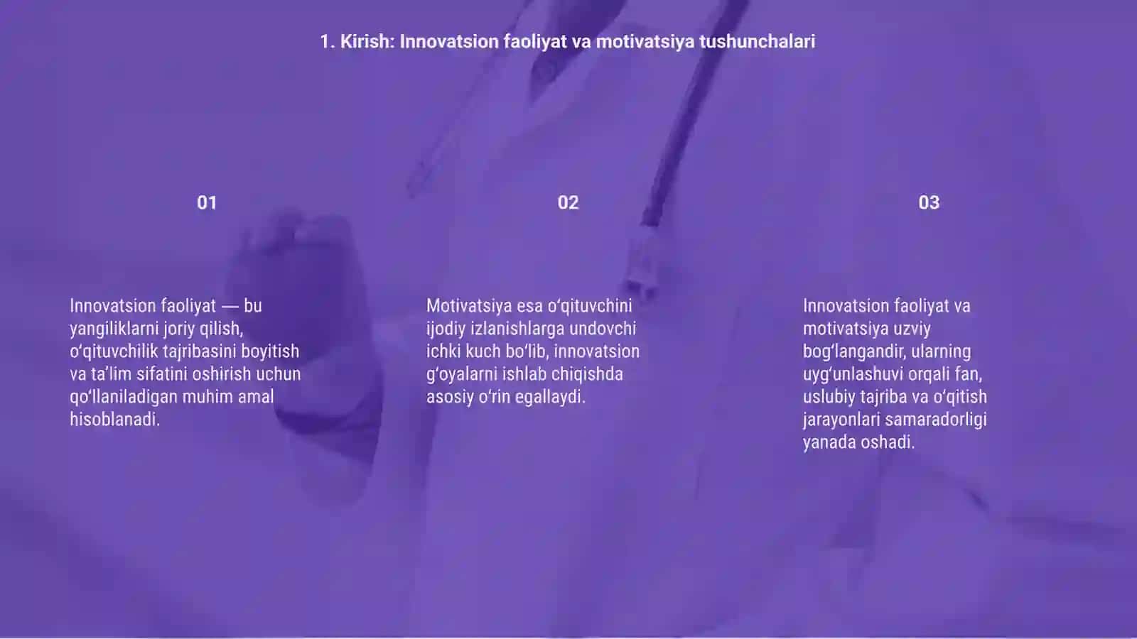 Innovatsion Faoliyat va Motivatsiya 3