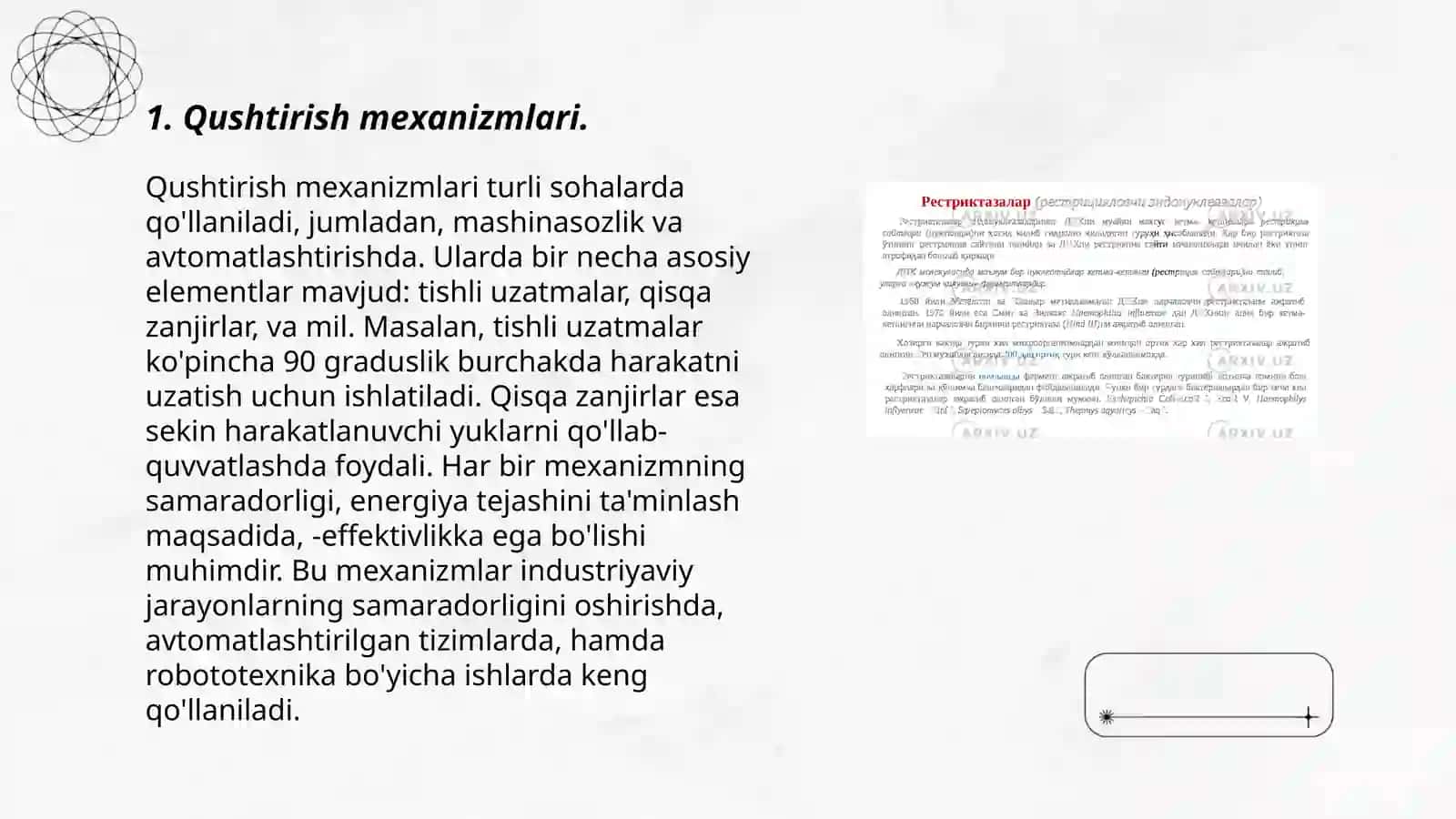 Qushtirish Mexanizmlari 3
