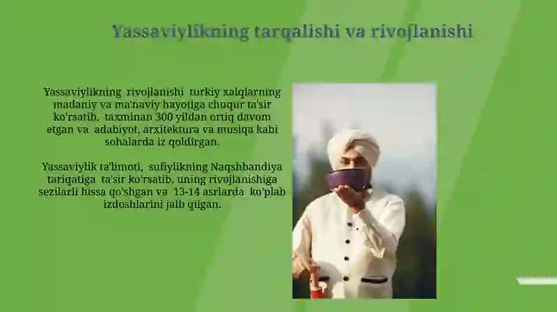 Ahmad Yassaviy va yassaviya taraqqiyoti 3