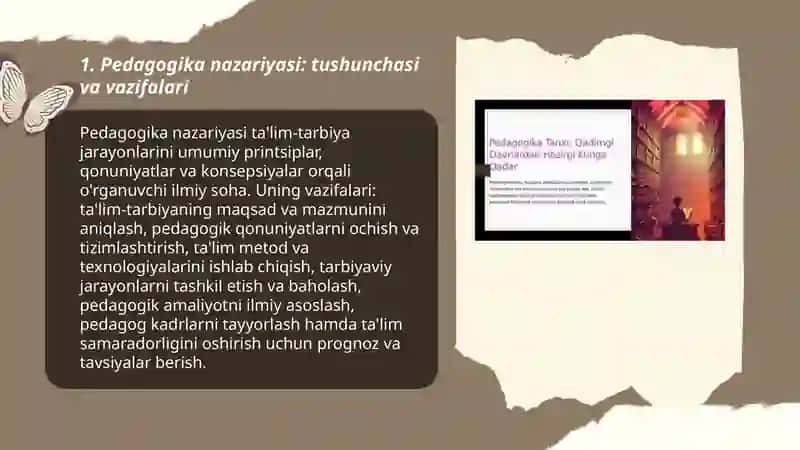 Pedagogika nazariyasi va uning tarixi 3