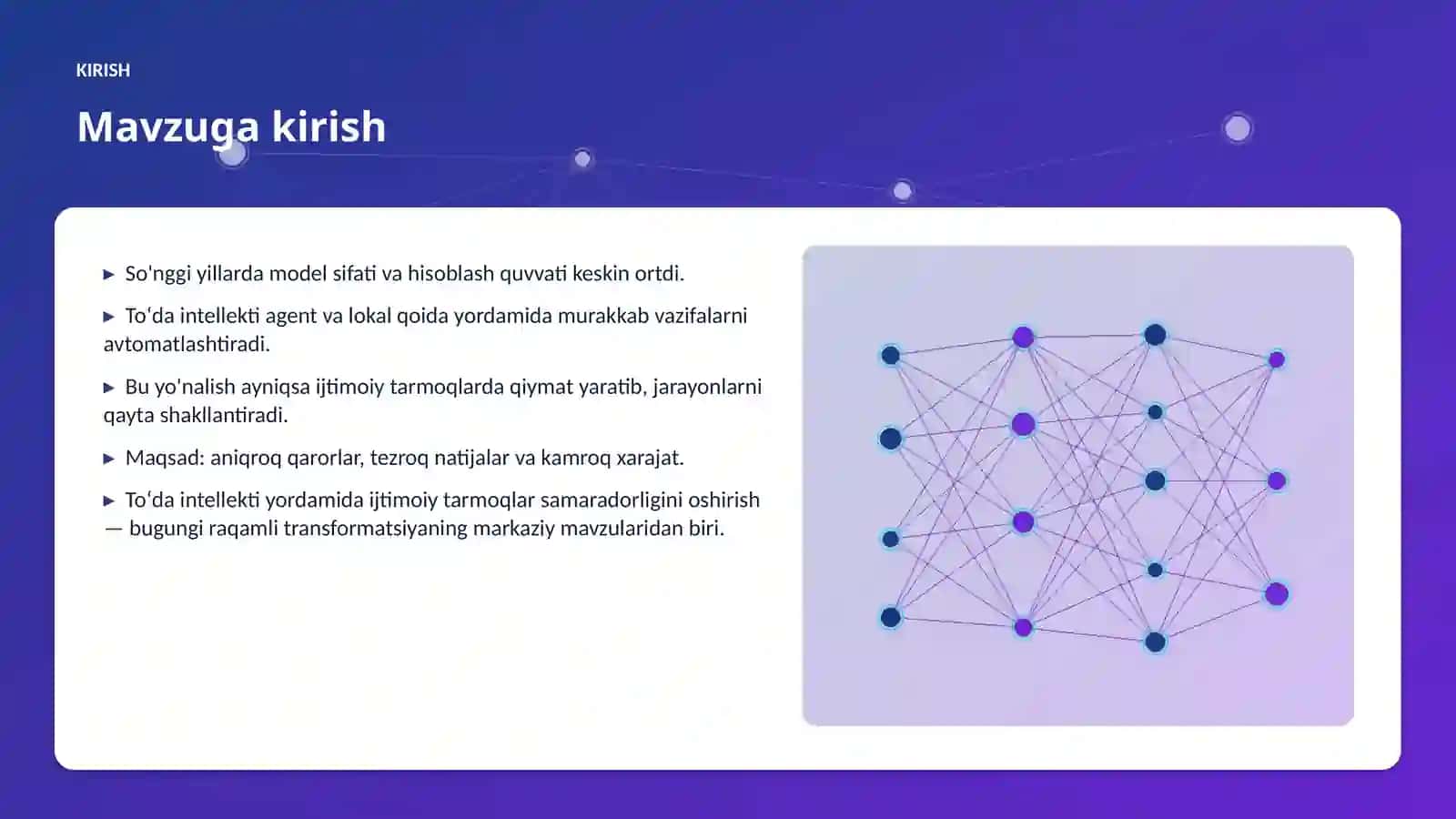 Toʻda intellekti yordamida ijtimoiy tarmoqlar samaradorligini oshirish 3