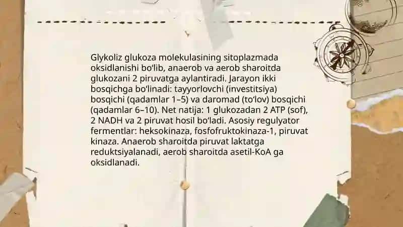 Glykoliz, glyukonezogenez 3