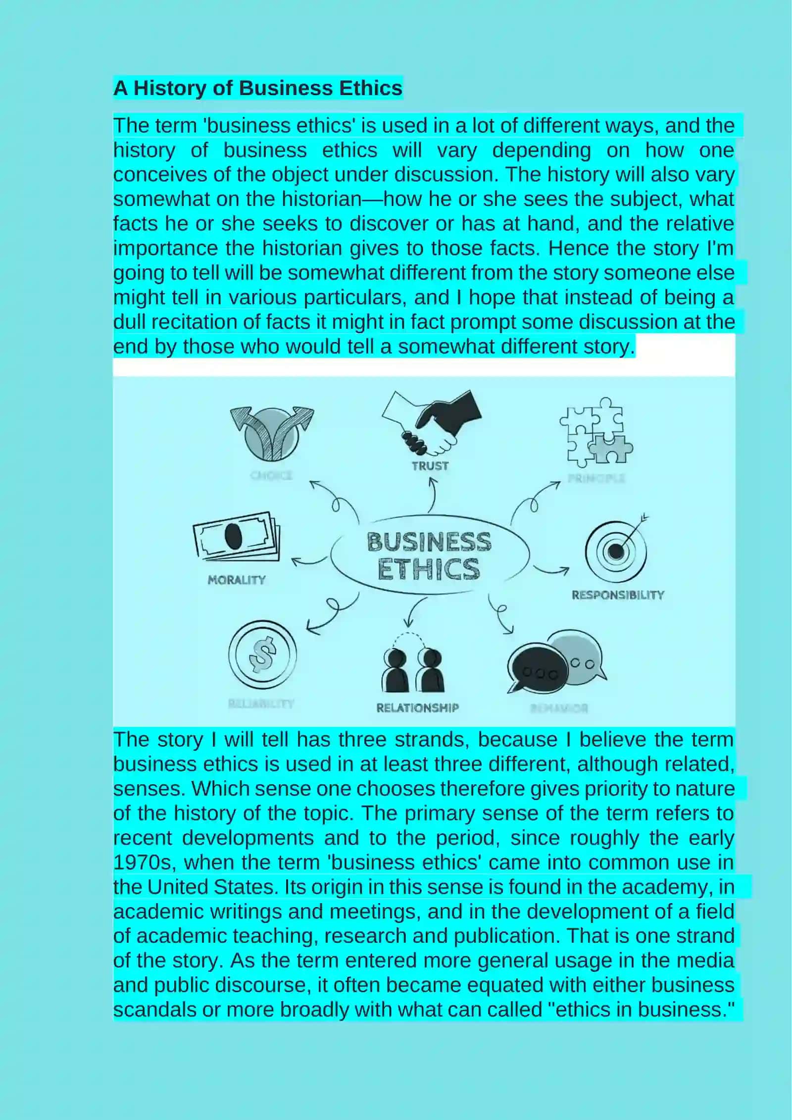 Business ethics 3