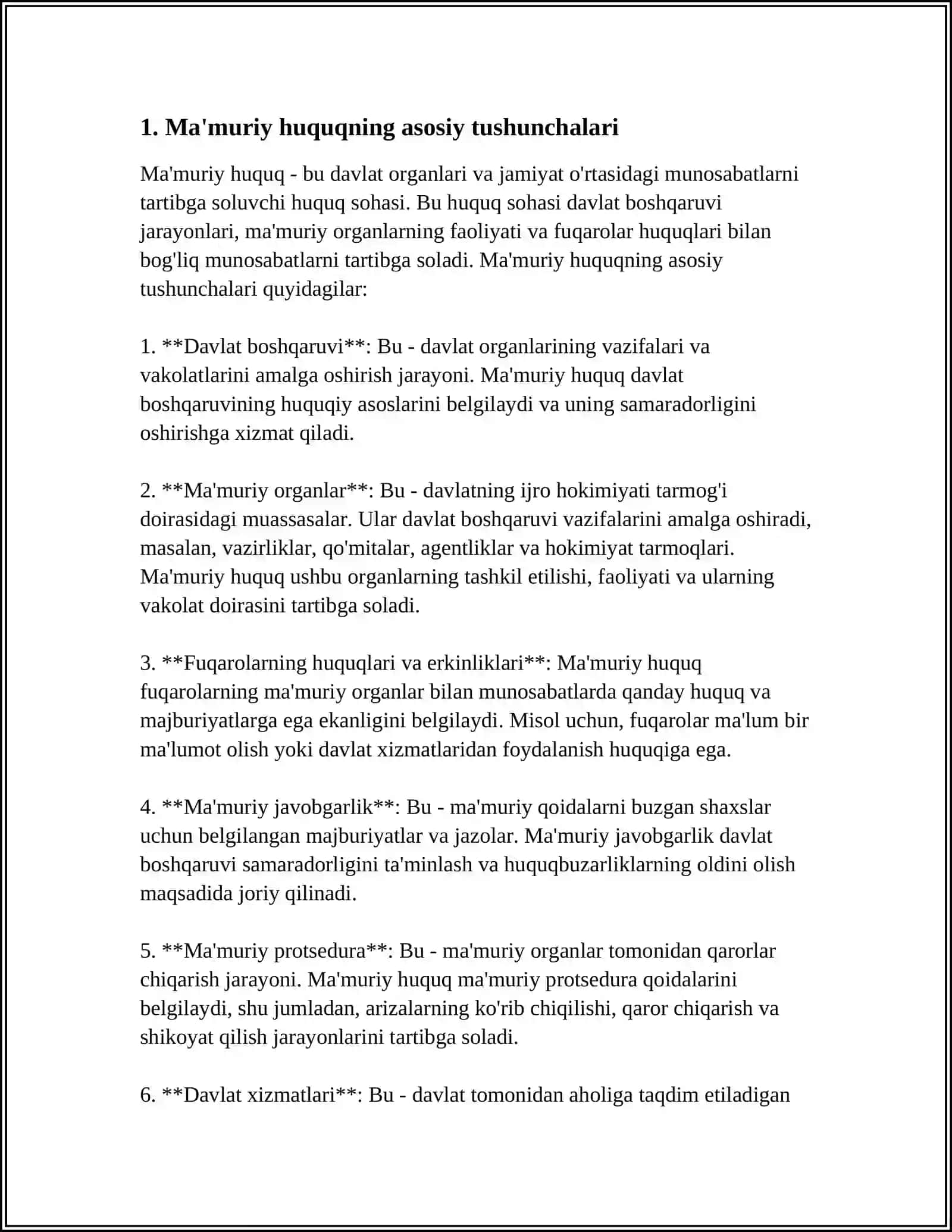MA’MURIY HUQUQ MODULI 3