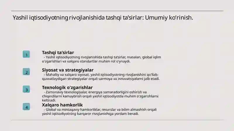Yashil iqtisodiyotdagi tashqi ta’sirlar 3