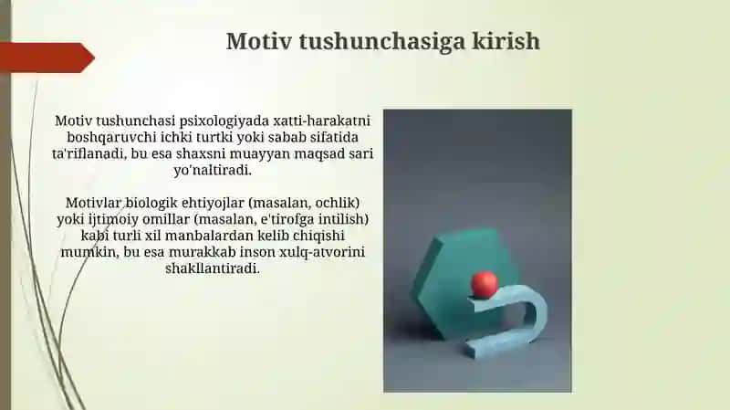 Motiv tushunchasi 3