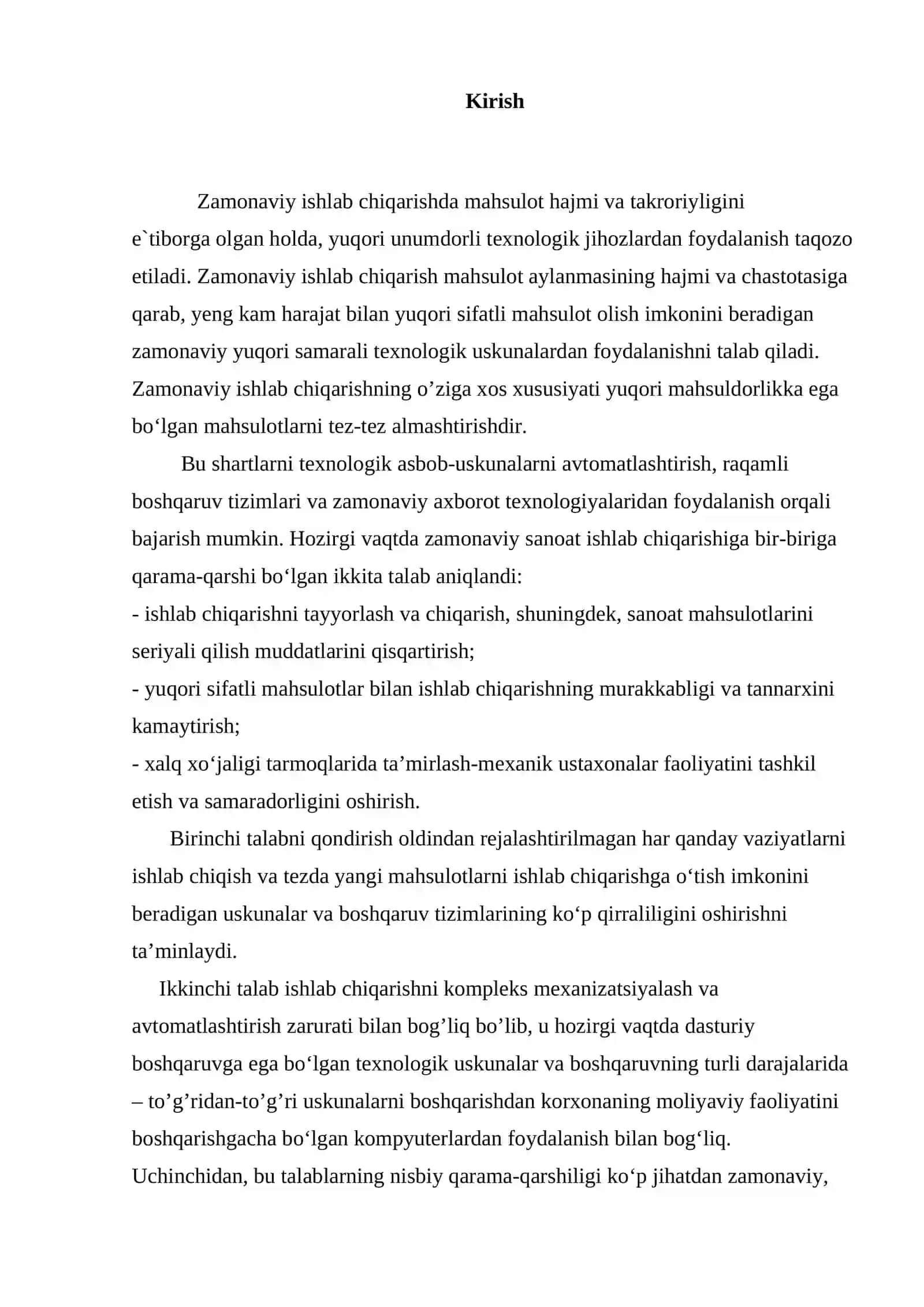 KURS ISHI: Tishli mexanizmlar 3