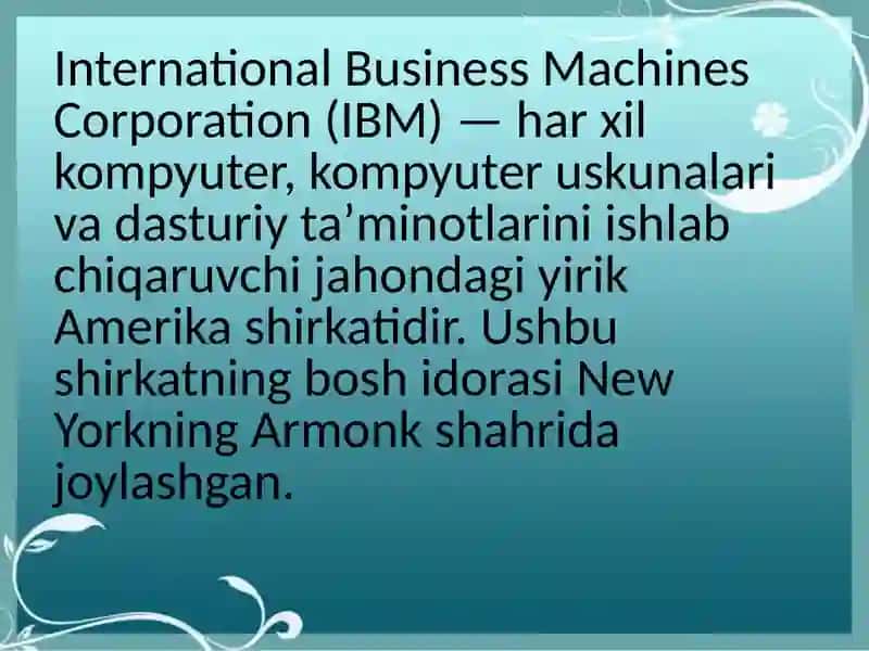 IBM 3