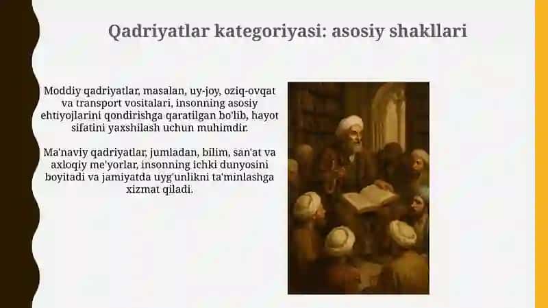 Qadriyatlar falsafasi 3