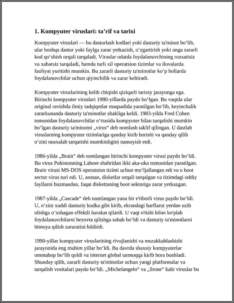 KOMPYUTER VIRUSLARI VA ANTIVIRUS DASTURLARI 3